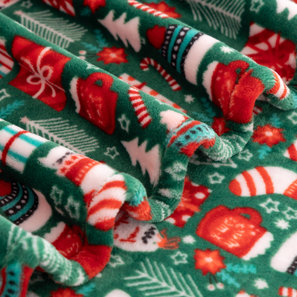 Holiday Printed VelvetLoft® Throw