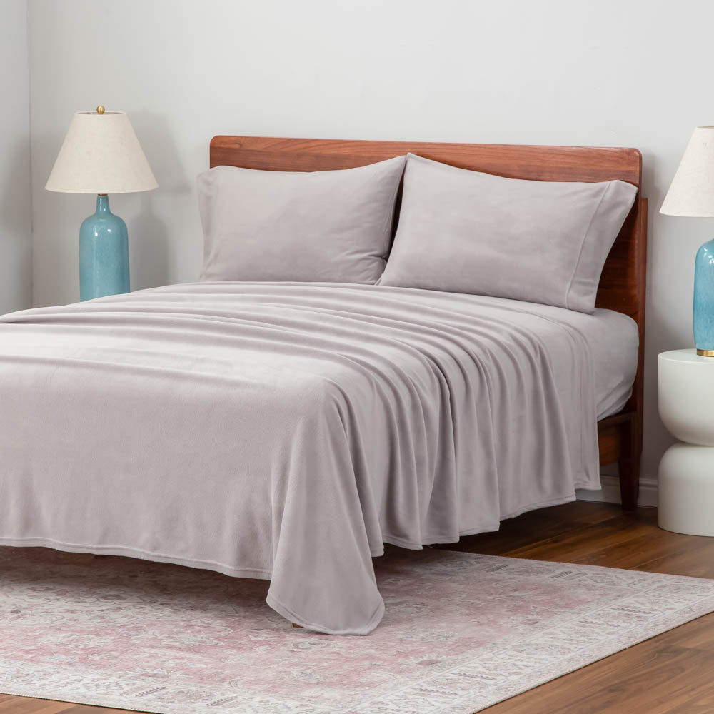 All-Season Microfleece Sheet Set