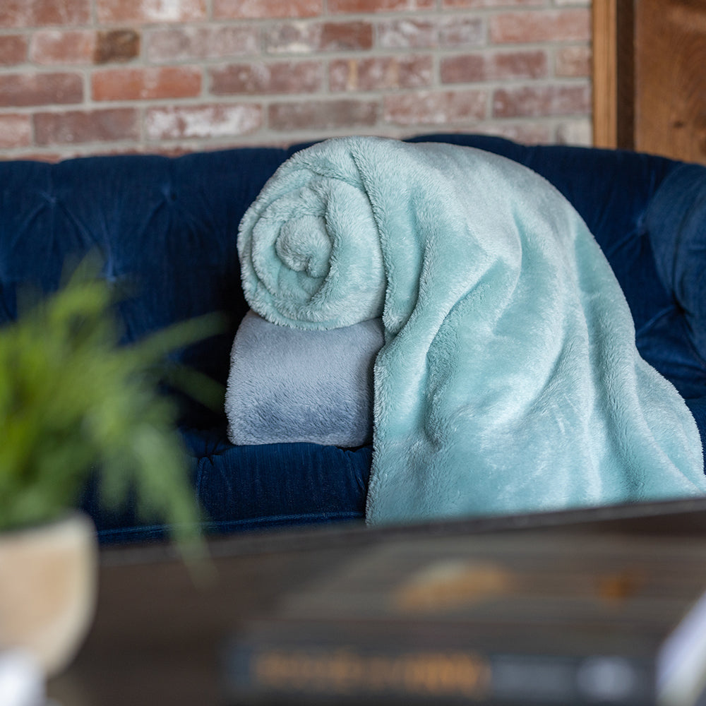 Extra-Fluffy™ Robe + Throw