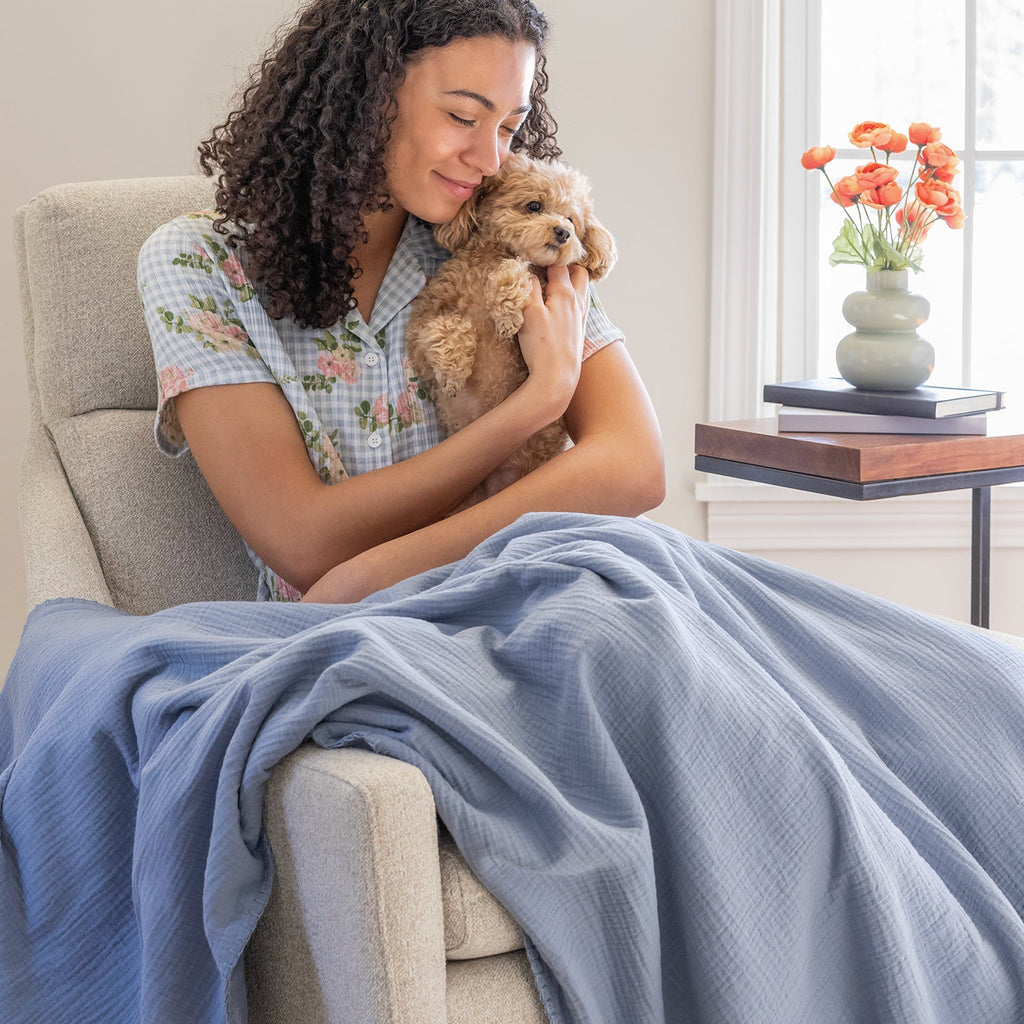 VelvetLoft® Gauze Throw