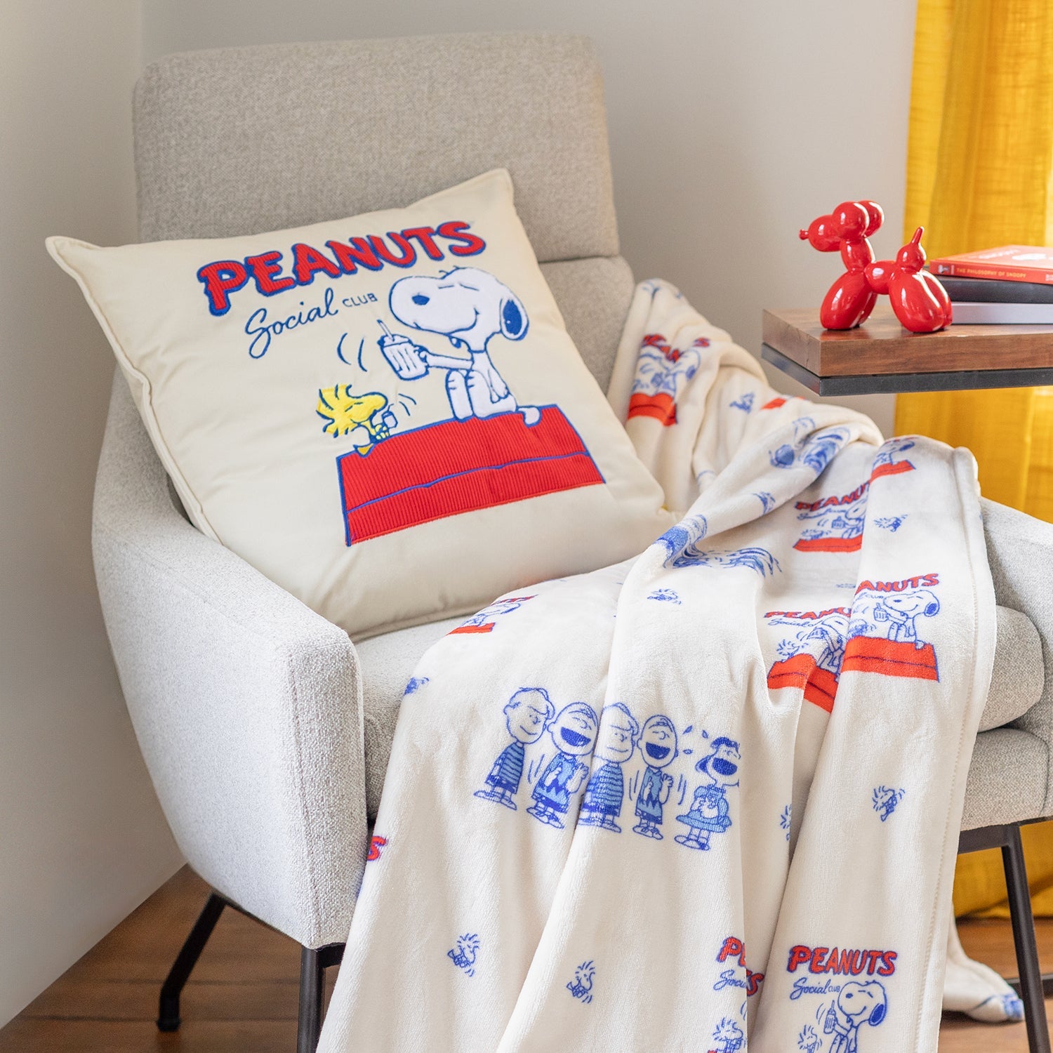 Peanuts® Social Club Pillow