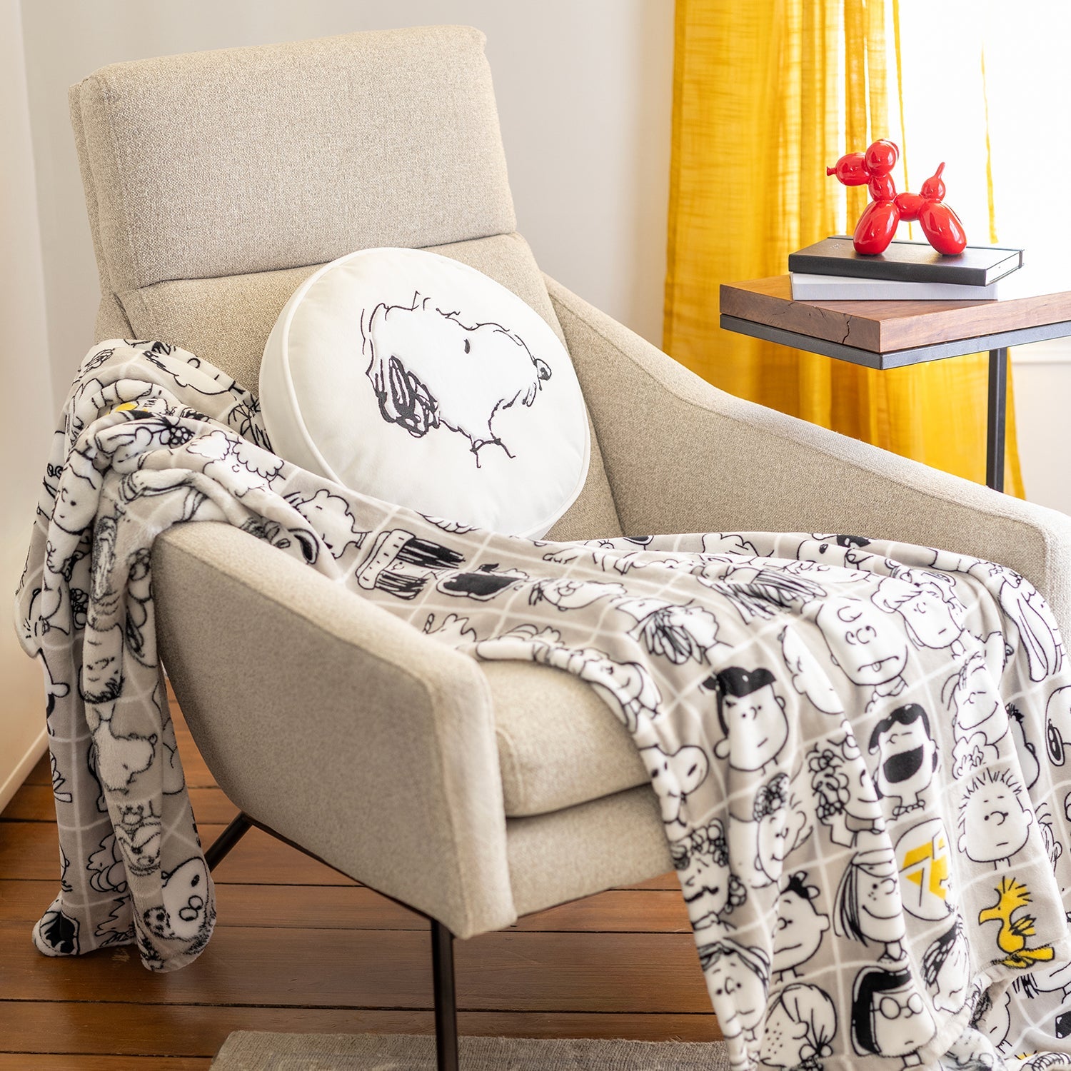Peanuts® 75th Anniversary Throw & Pillow Set