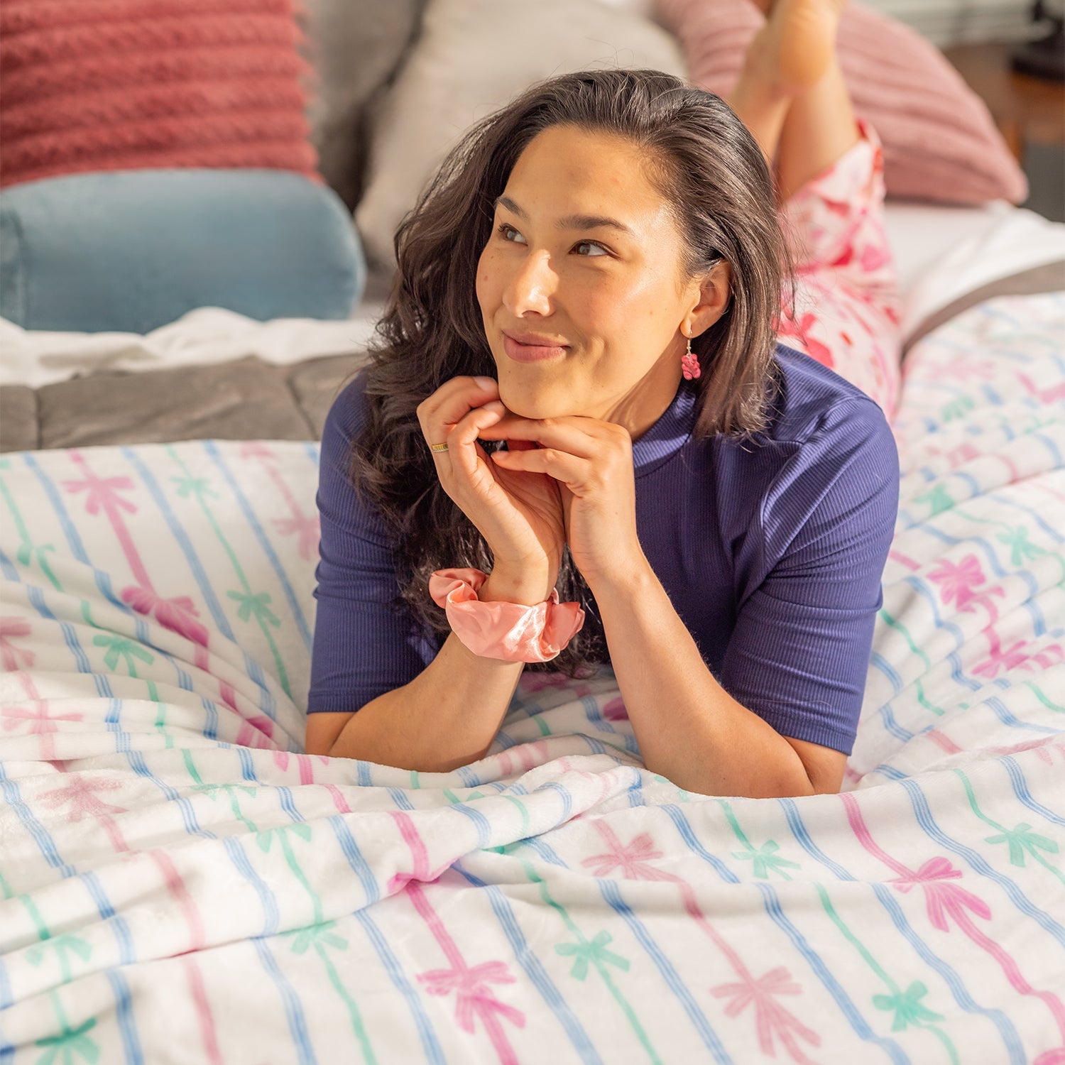 Krissy Mast VelvetLoft® Bow Blanket