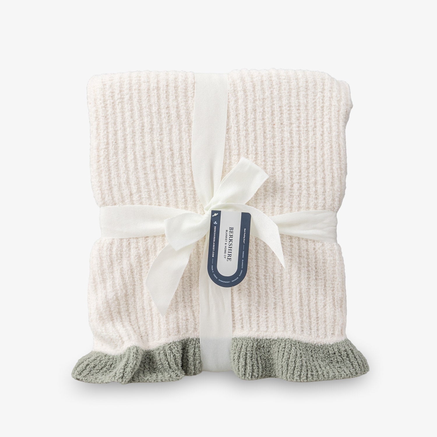 MellowKnit Ruffle Throw