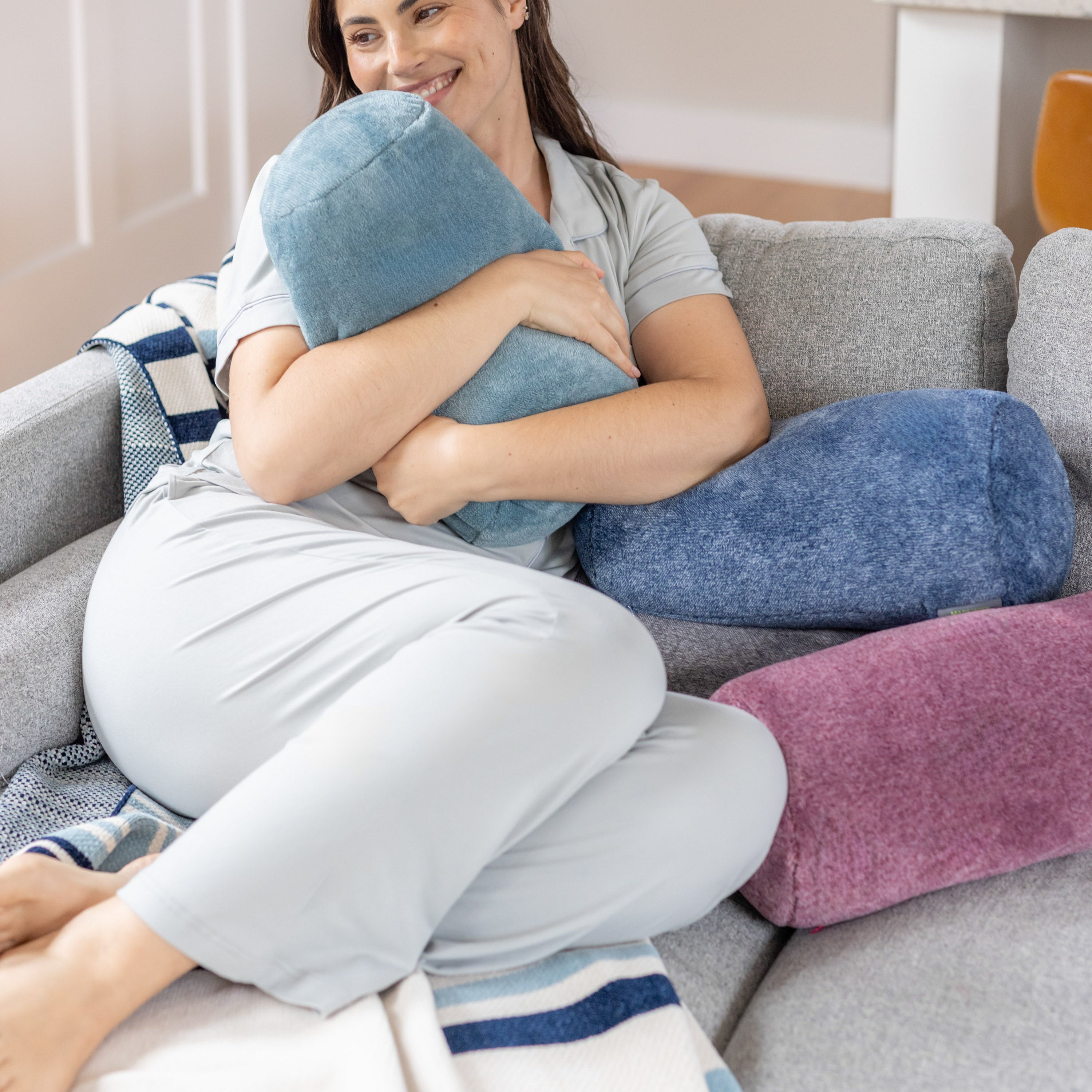 EcoThread® VelvetLoft® Neckroll Pillow