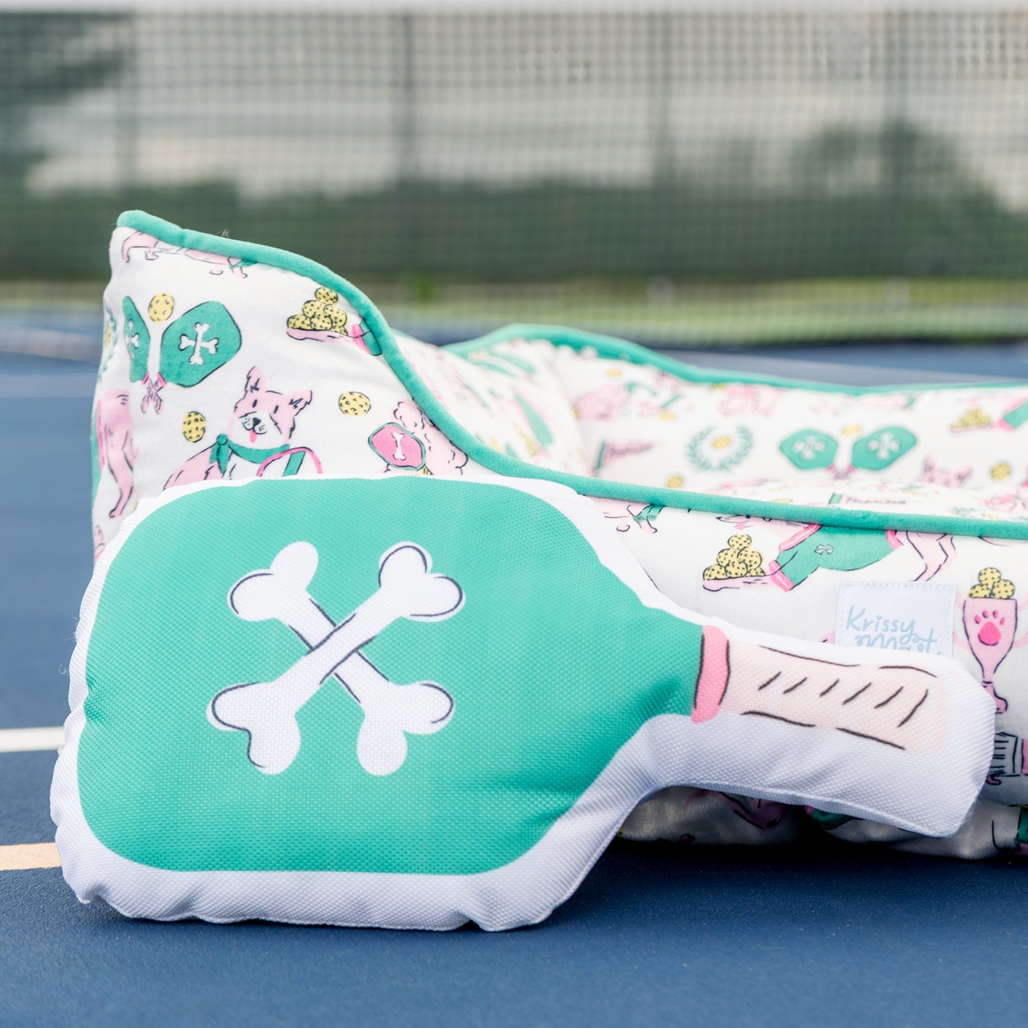 Krissy Mast Pet Bed & Dog Toy Set