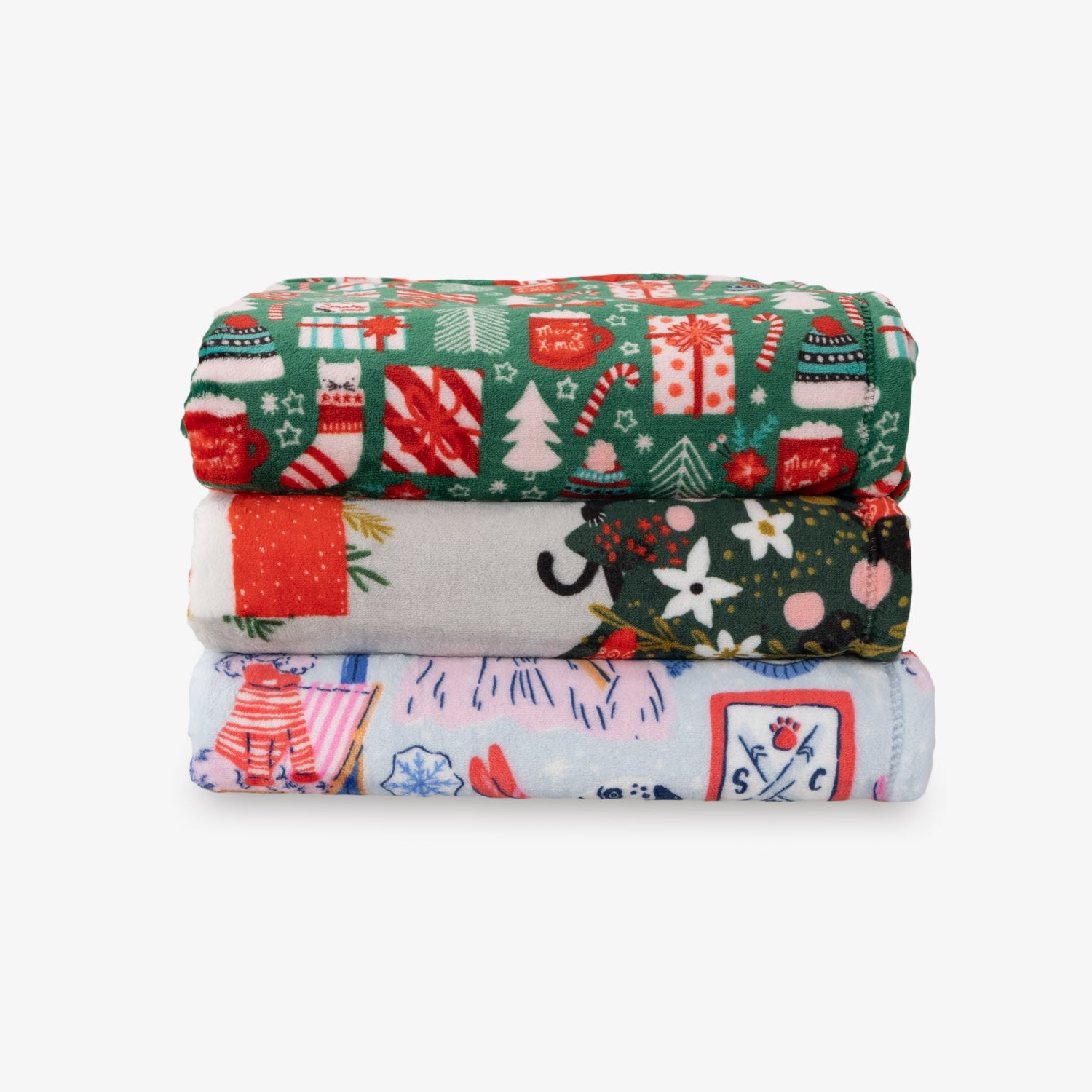 Holiday Printed VelvetLoft® Throw