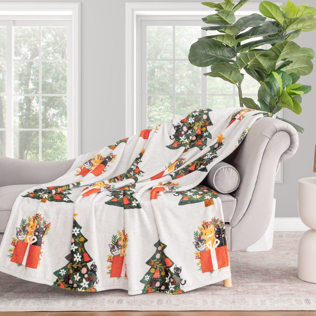 Holiday Printed VelvetLoft® Throw