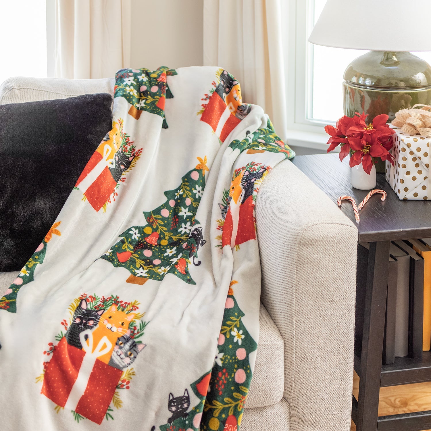 Holiday Printed VelvetLoft® Throw