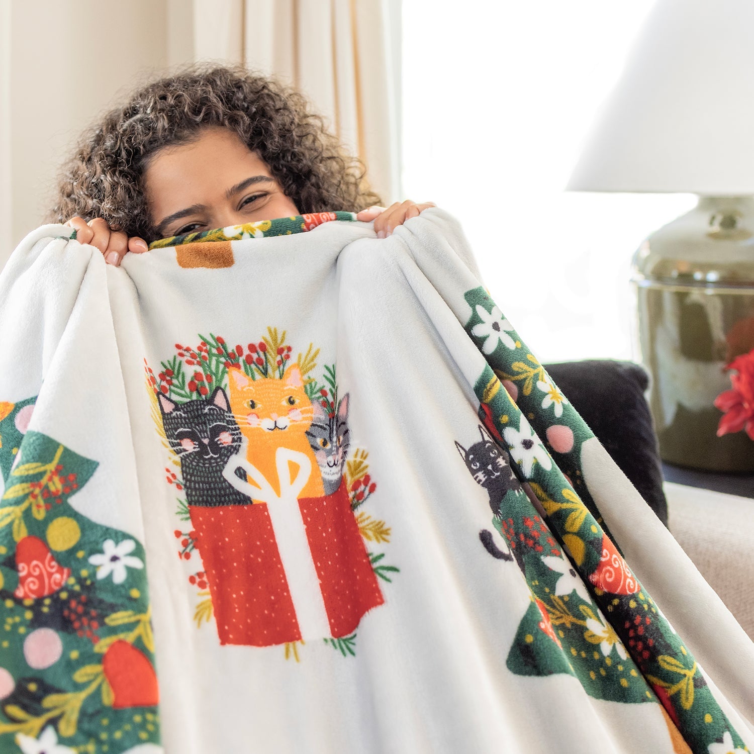 Holiday Printed VelvetLoft® Throw