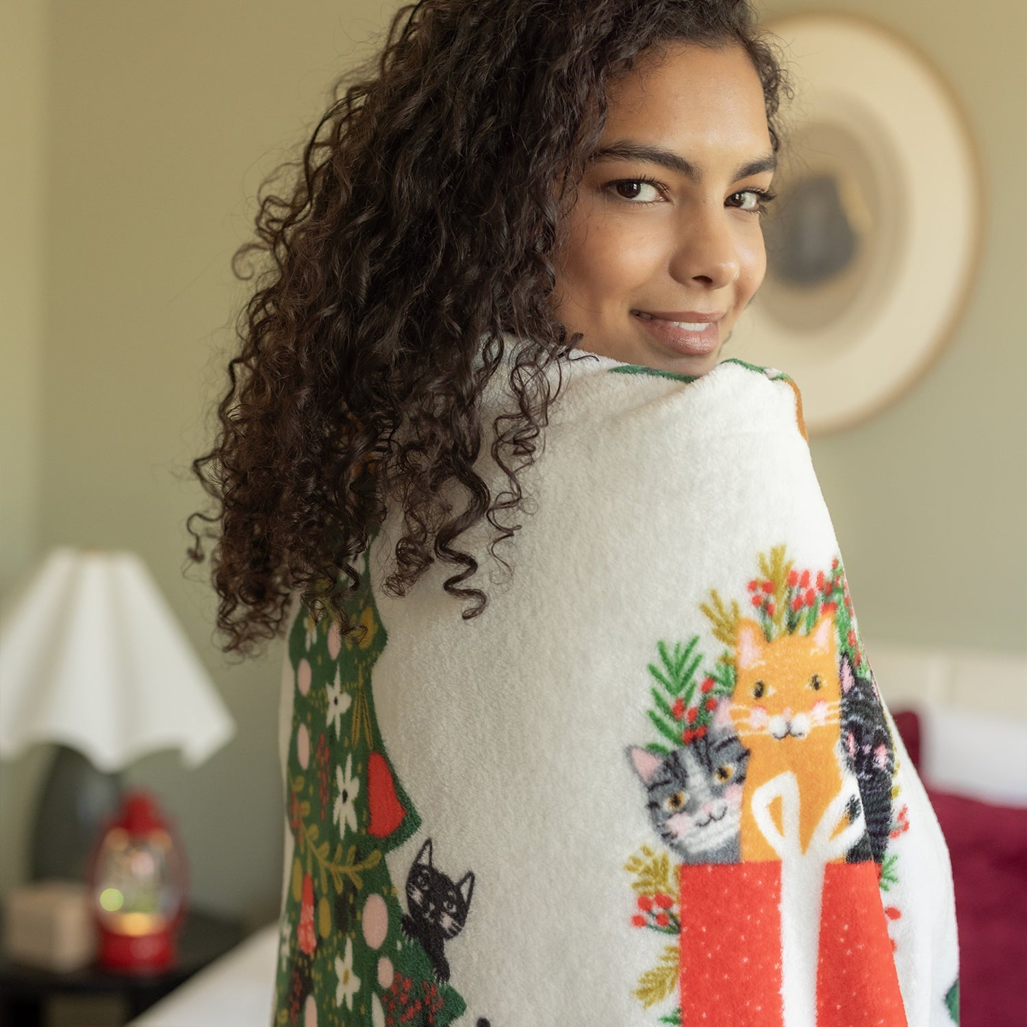 Holiday Printed VelvetLoft® Throw