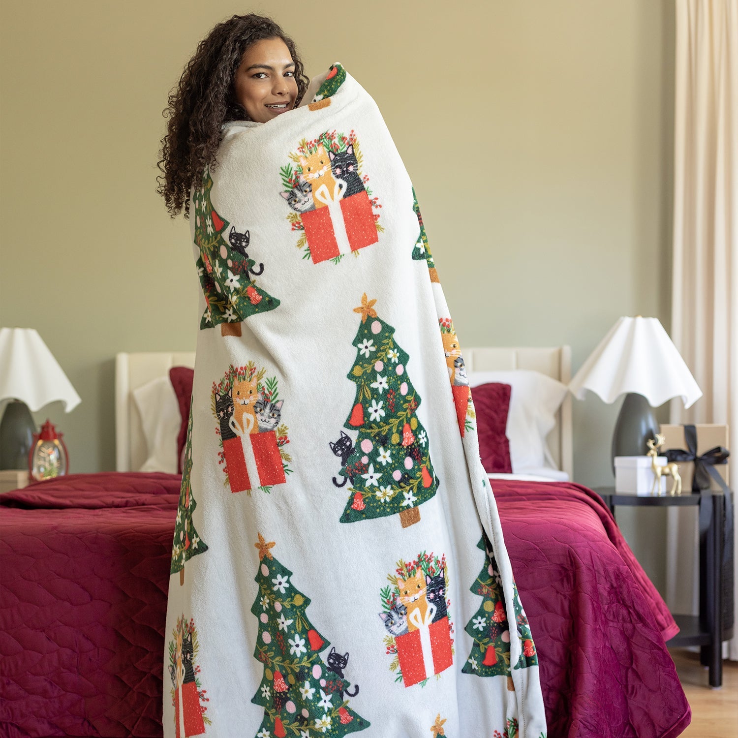 Holiday Printed VelvetLoft® Throw