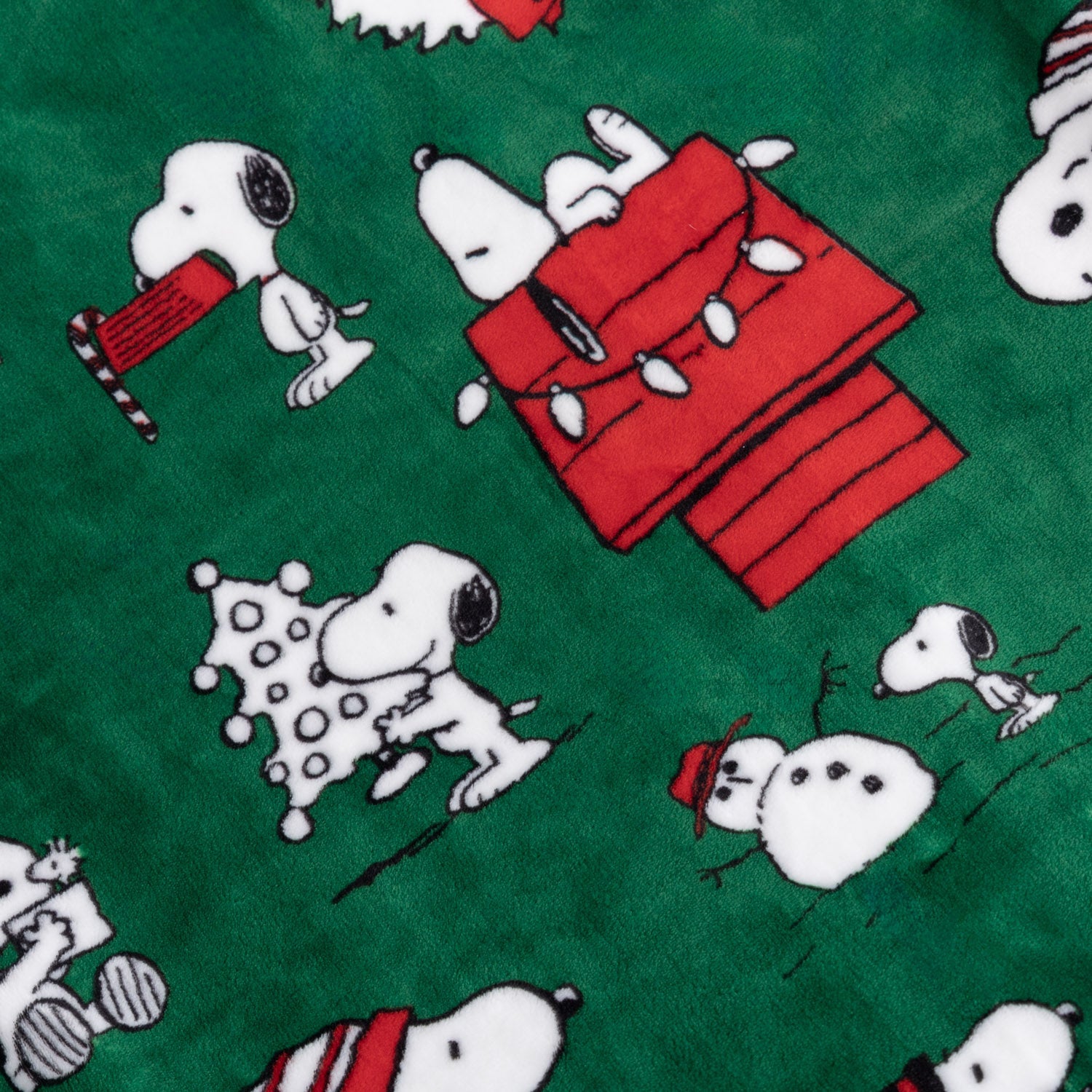 Peanuts® Holiday VelvetLoft® Throw
